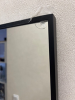 Интерьерное декоративное зеркало большое прямоугольное в раме на стену в спальню, TODA ALMA 160х50 см. Черное #106, Евгения М.