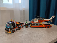 Конструктор LX Перевозчик пожарного вертолета, 310 деталей подарок для мальчика, для девочки, большой набор сити, лего совместим, совместим с Lego City #72, Фёдор М.