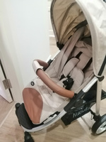 Коляска прогулочная Nuovita Corso 6-36 месяцев всесезонная складная детская, с поворотными колесами и амортизацией / Бежевый, Серебристый #1, ольга С.