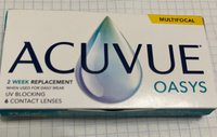 Мультифокальные линзы Acuvue, Oasys Multifocal, -7.50 I аддидация LOW I 6 линз I двухнедельные I прозрачные #15, Юлия Р.