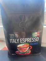 Кофе в зернах 200 г BELLO COFFEE ITALY ESPRESSO ORIGINALE Арабика / Робуста, зерновой свежеобжаренный, итальянская обжарка #6, Алла