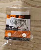 Батарейка Maxell LR41 (LR736/AG3/G3) 2шт #37, Максим П.