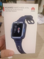 HUAWEI Умные часы Watch Kids 4 Pro, 41mm, синий #39, Екатерина И.