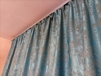 Curtain & Textile Комплект штор 220х300см, Бирюзовый #136, Николай Триго