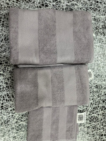 Набор махровых полотенец Конфетти 1-30x60; 1-50x90; 1-70x130, серый #9, Юлия С.