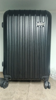 Облегченный чемодан на съемных колесах M 69л чёрный Ridberg Discover, большой, дорожный, для путешествий, ударопрочный #1, Алексей П.