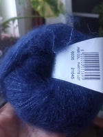 Пряжа Lana Gatto Silk Mohair Lux 2 мотка / Лана Гатто Силк Мохер Люкс 25гр/212м Цвет 6035 #22, Оксана Л.