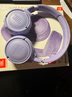 Наушники беспроводные накладные JBL Tune 520BT, сиреневые #76, Татьяна К.