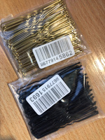 Комплект шпилек для волос золотой 6см Premium качества 50шт в Zip пакете #1, Елена У.