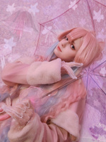 Зонт кружевной, розовый, 75 см #3, Корякина И.