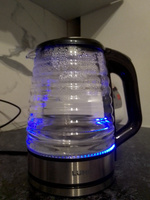 Чайник стеклянный LUMME LU-165 1800W/ 2,2л/ черный жемчуг #1, Светлана Н.