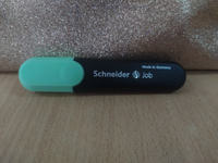 Текстовыделитель для скетчинга Schneider Job, перманентный (нестираемый), водный, пастельный мятный, 1-5 мм #28, Эльзара К.