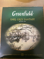 Чай в пакетиках черный Greenfield Earl Grey Fantasy, ароматизированный, 100 шт #8, Светлана Р.