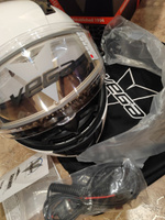 Шлем снегоходный модуляр с подогревом стекла VEGA SPARK #6, Лилия М.
