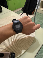 Противоударные японские мужские часы Casio G-Shock DW-5600BB-1E с хронографом с гарантией #5, Сергей Р.