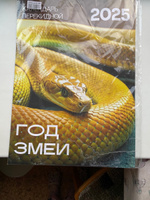 Дизайн Партнер. Календарь 2025 настенный перекидной с символом года,змея. Размер 29,7 x 42 см #26, Ольга К.