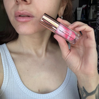 Makeup Revolution блеск для губ Lip Swirl Ceramide Gloss: оттенок Sweet Soft Pink, увлажняющий, прозрачный, блестящий, розовый #24, Алина Б.