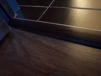 Самоклеящийся напольный порог ПВХ Rico floor board Черный палисандр 597 (0,9 м) одноуровневый #3, Ильдар Г.