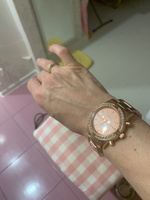 Часы наручные женские NOPRINTS розовый, золотой #5, Виктория 