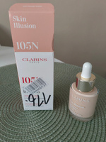 Clarins Skin Illusion Увлажняющий тональный крем с легким покрытием SPF 15, 105 nude, 30 мл #36, Оксана Л.