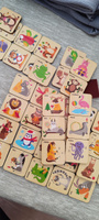 Лото детское деревянное развивающее "Животные" для малышей, игра настольная для детей, методика Монтессори, мальчиков, девочек, подарок #7, Оксана П.