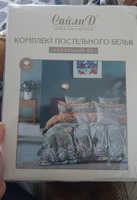 Постельное белье Сайлид Твил-Сатин Евро, Наволочки 50х70, 70х70 #52, Ангелина С.