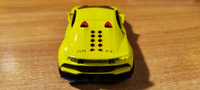 Машинка металлическая Ламборджини Сесто Элементо Lamborghini Sesto Elemento Kinsmart 1:38 5359DKT инерционная, цвет Желтый #6, Дмитрий А.