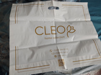 Постельное белье евро белое однотонное с узором Cleo Satin Jacquard комплект пододеяльник на молнии сатин жаккард #26, Татьяна Г.