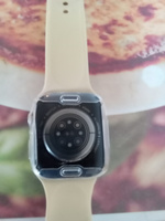 Чехол/защита силиконовая для Apple watch Series 7, 8, 9 прозрачный (45 мм) #16, Александр Е.