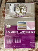 YAFETEX Простынь на резинке 90х200 1.5 спальная натяжная простыня хлопок 100% #19, Елена Ш.