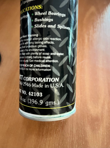 Смазка полимочевинная ШРУС HUSKEY MP-2 POLYUREA GREASE #2 (Туба 396.9г ...