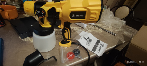 Электрический краскопульт DEKO DKSG55K1 HVLP купить по выгодной цене в ...