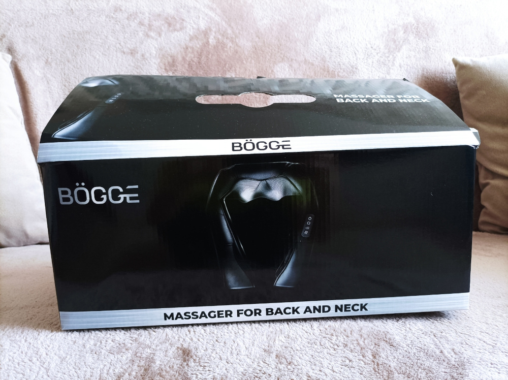 BOGGE премиум массажер для шеи и плеч, спины, для ног ...