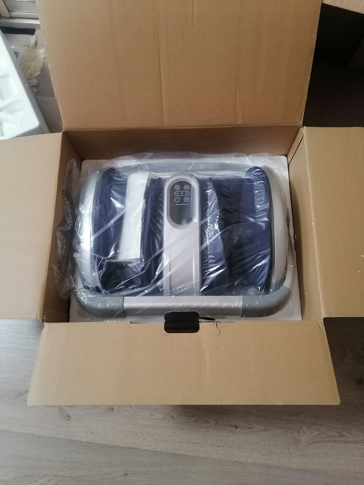 Массажер для ног Warmfoot K-48 с пультом/ Электрический вибромассажер ...