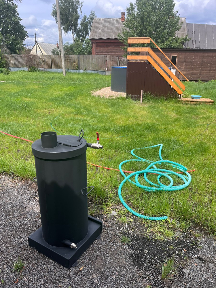 Дровяной водонагреватель для бассейна 45 киловатт "Бизон" - купить с ...