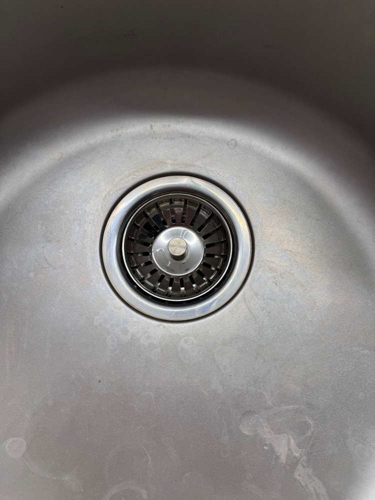 Сетка для раковины, мойки 100% нержавейка 82 мм. ST SANTRADE, пробка ...