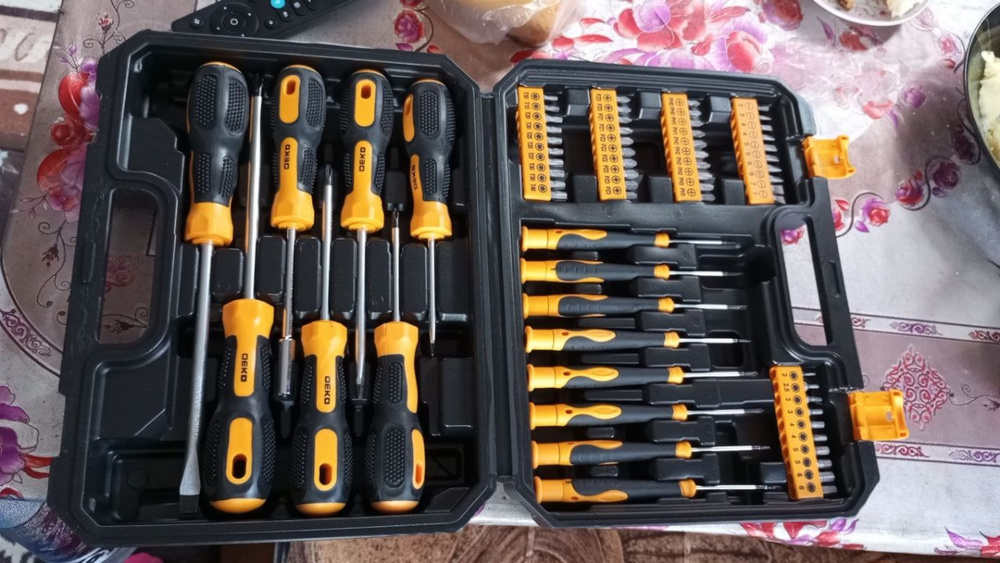 Набор профессиональных отверток и бит DEKO DKMT65 (65 предметов ...