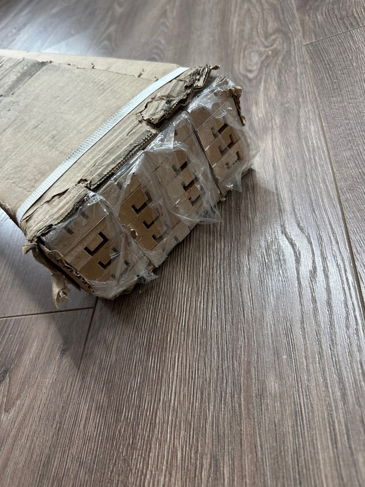 Интерьерная рейка МДФ ДУБ КРАФТ ТАБАЧНЫЙ 16*40*2800 МДФ - 20 шт ...