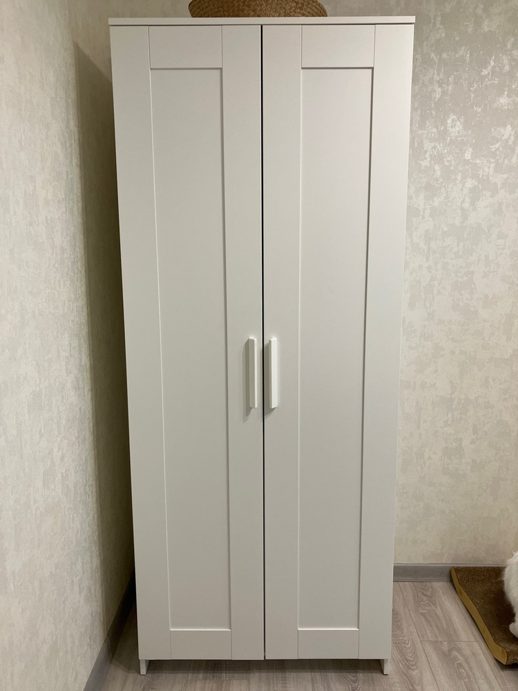 Шкаф распашной IKEA ШКАФЫ ИКЕА BRIMNES, 78x50x190 см купить c доставкой ...