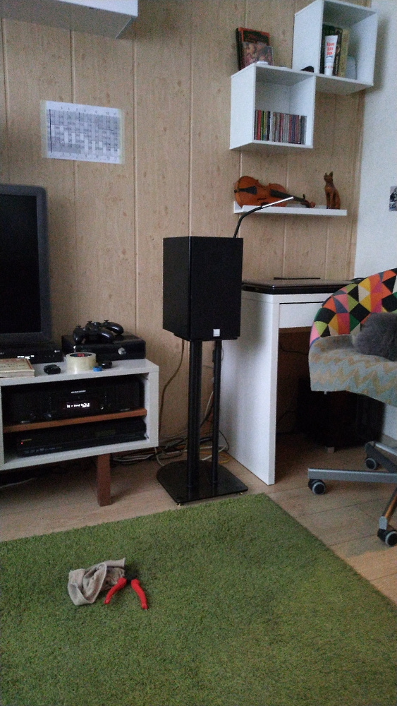 Стойка для акустики / Hi-Fi MetalDesign MD 203, 30х36х60, черный ...