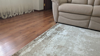 AVALON CARPET Ковровая дорожка Rimma Lux (Римма люкс) бежевый с рельефным ворсом, палас на пол в зал, гостиную или спальню, с эффектом старения и потертости, арт шелк, 1.4 x 4.5 м #26, А А.