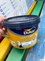 Моющаяся краска для стен и потолков Dulux Ultra Resist Кухня и Ванная матовая база BW 2,5 л #61, Анастасия С.