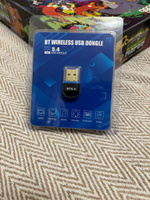 USB Bluetooth 5.4 адаптер для ПК, компьютера, ноутбука, колонок, наушников, геймпада Windows 8.1 / 10 / 11 #34, Михаил С.