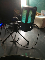 POWERHUB / Конденсаторный RGB USB-микрофон MF6A для компьютера игровой, для стрима, записи и подкастов #75, Глушнева Ольга