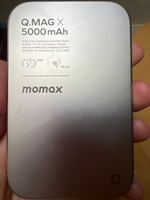 Беспроводной дополнительный аккумулятор (MagSafe) Momax Q.Mag X 5000 Ультратонкий Titanium #31, Anatoly T.