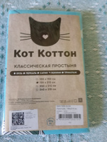 Простыня Сказка Кот Коттон "Коты Эрмитажа классическая" 150х215 см 1,5-спальная поплин #63, Нина С.