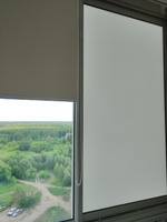 Плёнка самоклеющаяся белая. Не прозрачная пленка на окна 80х152 см #3, Юрий Ю.