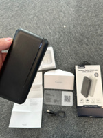 Повербанк, внешний аккумулятор Powerbank Business Series 20 000 mAh, универсальный пауэрбанк с USB и Type-C, с индикатором зарядки LED, черный #3, Евгений