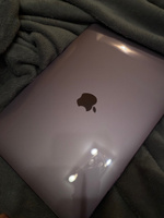 Чехол накладка для ноутбука Apple Macbook Air 13 A1932 / A2179 / A2337 2018 - 2022 года - сиреневый глянцевый защитный противоударный гипоаллергенный пластиковый #148, Дарья К.