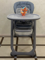 Детский стульчик для кормления Chicco Polly Magic Relax, цвет Cerelean 2023, шезлонг экокожа с 0, складной с двусторонним вкладышем, сделано в Италии #3, Светлана Т.